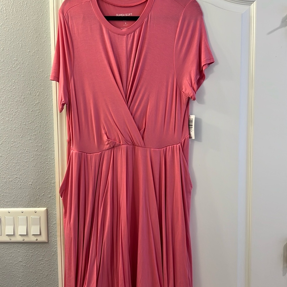 🆕 Torrid Super Soft Drape Front Dress